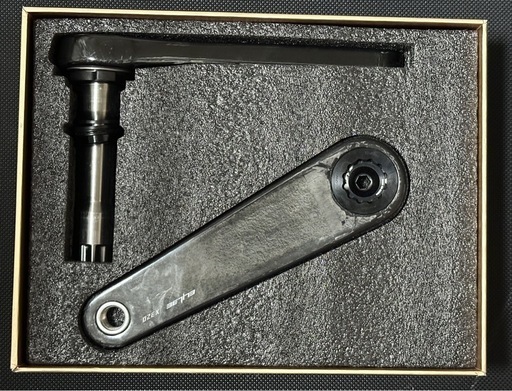 Elilee X320 カーボンクランク 170mm シマノ互換24mmシャフト