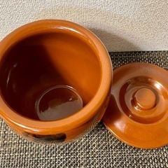 常滑焼　久松窯の丸瓶の画像