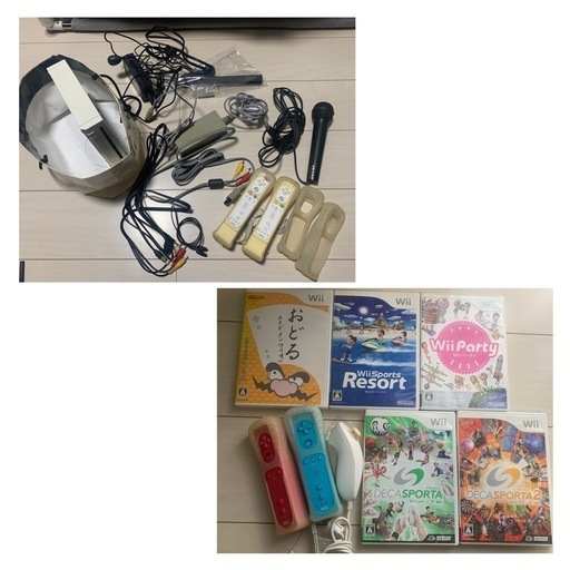 Wii周辺機器セット ゲームソフト リモコン