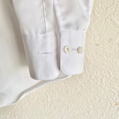 【就活】  洋服の青山　ホワイト 長袖　シャツ　リクルートの画像
