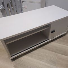品川区★テレビ台 ニトリ ローボード キャラットLT80 WWの画像