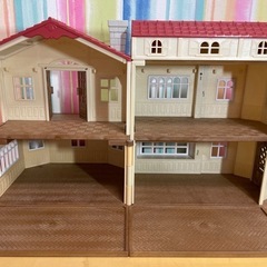 シルバニア　赤い屋根の大きなお家の画像