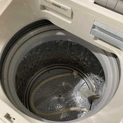 お渡し先決定【ジャンク品・無料】SHARP洗濯機 （2017年製）の画像