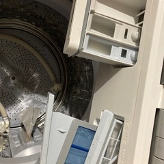お渡し先決定【ジャンク品・無料】SHARP洗濯機 （2017年製）の画像
