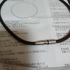 ファイテンRaKuwaチタンネックレス&ブレスレットの画像
