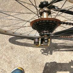 自転車6段変速機前カゴ付きの画像