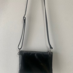 幾何学模様 合成皮革ショルダーバッグの画像