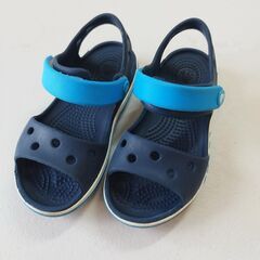 【美品】CROCS クロックス キッズ Bayaband Sandal Kids US C9サイズ バヤバンド サンダル 15.5cm 16cm 16.5cmの画像
