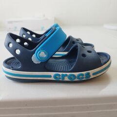 【美品】CROCS クロックス キッズ Bayaband Sandal Kids US C9サイズ バヤバンド サンダル 15.5cm 16cm 16.5cmの画像