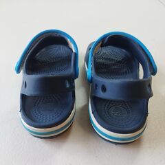 【美品】CROCS クロックス キッズ Bayaband Sandal Kids US C9サイズ バヤバンド サンダル 15.5cm 16cm 16.5cmの画像