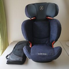 【美品】Maxi-Cosi マキシコシ チャイルドシート ジュニアシート Rodifix AirProtect ISO-FIX＋NEXSIA チャイルドシート保護マットの画像