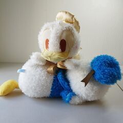 ぬいぐるみ ドナルドダック 2体 ディズニー キャラクター TAKARATOMY A.R.T.S すやすやフレンド ギガジャンボホワイトゴールドの画像