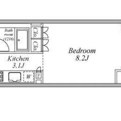 🏢安心の叶えRoom✨『1R』港区海岸✨敷金礼金無料💰✨人気のペ...