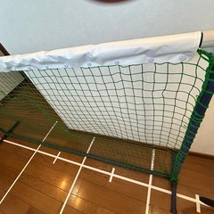 テニストレーニングネット 白帯付テニスフェンス 練習用ネットの画像