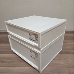 ニトリマルチ収納ワイド 2個（S、M）セットの画像