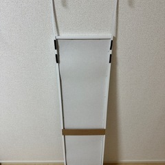 決まりましたニトリ 高さが調整可能なドア掛けミラー 幅28cm 高さ120cm(ホワイト)の画像
