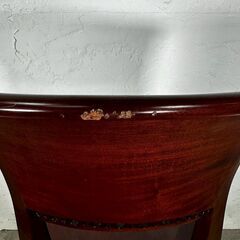 『アジアン家具』イタリーチェア ダイニングチェア 食卓チェア リビングチェア チェア 椅子 イス チーク無垢材 ダークブラウン RWcha77の画像