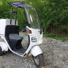 動画付き　ホンダ　ジャイロキャノピー 50cc　TA02　ミニカー登録　宅配　配達　デリバリー　原付　ジャイロｘの画像