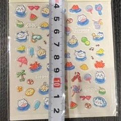 ちいかわ　ネイルシール　summer ハチワレの画像