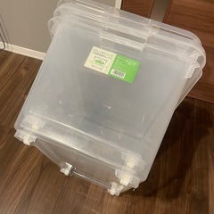 ロック付衣類収納ボックス（2セット）の画像