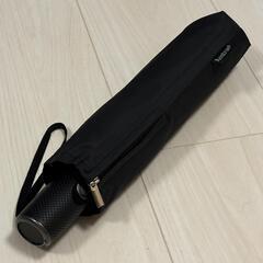 折りたたみ傘 自動開閉 グラスファイバー テフロン加工 超撥水 大きい ブラックの画像