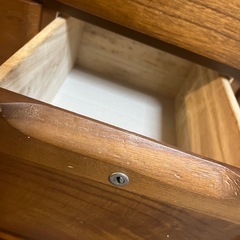 値下げ交渉⭕️職人さんが作ったタンス丈夫で美品、鍵付きの画像