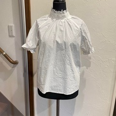 mirror9 ミラーナイン　パフスリーブカットソー　ブラウスの画像