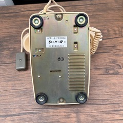 昭和レトロ　ダイヤル式電話機の画像