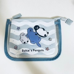 【Suicaのペンギン】Suicaのペンギン レイヤーポーチ（ラッコとペンギン）の画像