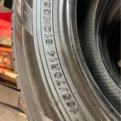 ⭐️165/70R14🌈YOKOHAMAタイヤ2022年製🌈4本セット🌈③の画像