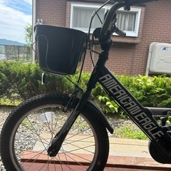 お子様自転車補助輪付き18インチ美品！の画像