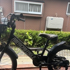 お子様自転車補助輪付き18インチ美品！の画像
