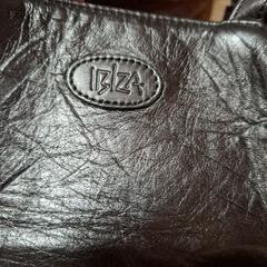 IBIZA 黒 レザー トートバッグの画像