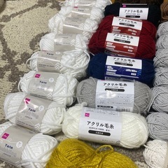 毛糸　大量　セットの画像