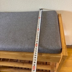 玄関収納付きベンチの画像