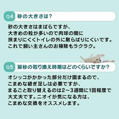 猫砂の画像