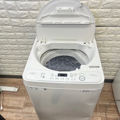配送設置0円で🆗👌 SHARP 洗濯機分解洗浄済み　✨✨ 5.5kg の画像