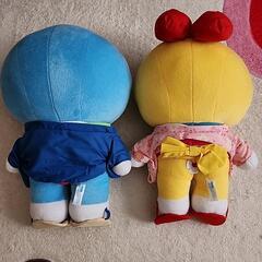 大きなドラえもん&ドラミちゃんぬいぐるみ✨洗濯済の画像