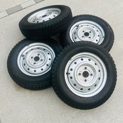 ★軽バン　軽トラ　軽自動車全般　タイヤ　ホイールセット　145/...
