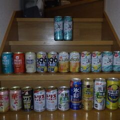 各種類 発泡酒ほか酒類、ノンアルコール含む 合計 53本 350ml＋500ml各種複合※バラ売り不可※の画像