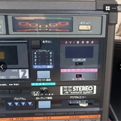 カラオケマシン　レトロ　National RQ-K32 の画像