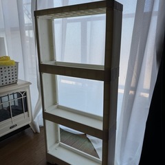 キャスター付きスリムワゴン　収納の画像