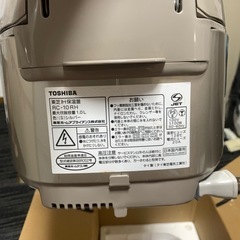 TOSHIBA IH炊飯器1.0L
の画像