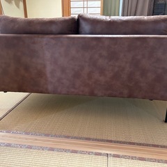 2.5人がけソファ/ブラウンの画像