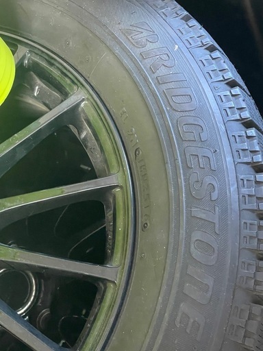 引き取り限定【スタッドレス】195/65R15 ブリヂストン BLIZZAK アルミホイール付き 4本セット 