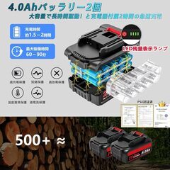 充電式 電動チェーンソー 🔴先着一人⭐️新品モニター品　値引き不可　の画像