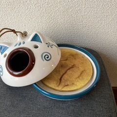 ぶた蚊遣器（平型）　蚊取り線香鉢　薬師窯　蚊取り線香香炉　蚊取りブタ　夏の置物の画像