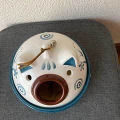 ぶた蚊遣器（平型）　蚊取り線香鉢　薬師窯　蚊取り線香香炉　蚊取りブタ　夏の置物の画像