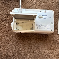 SONY ICF-B01 AM/FMラジオ 発電機能付きの画像