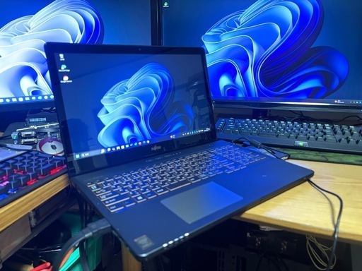 ノートパソコン 富士通 LIFEBOOK  Windows11 24H2  CPU i7-4712HQ メモリ8GB SSD240GB